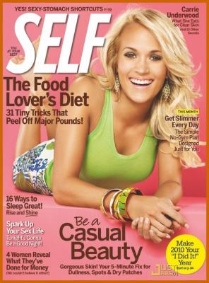 Carrie Underwood Does Self Magazine